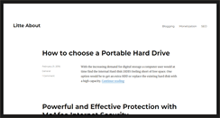 Desktop Screenshot of littleabout.com